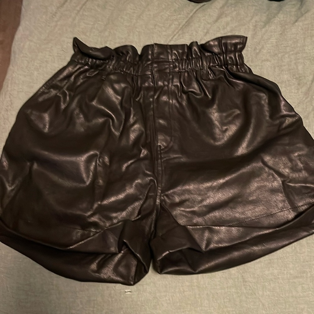 Lush Leather Trouser Shorts